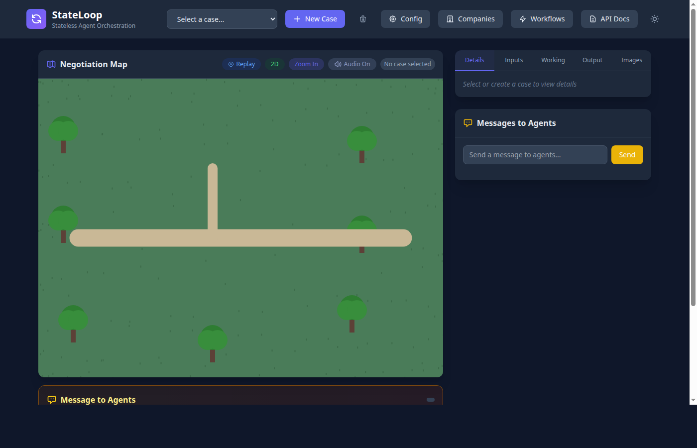 StateLoop main user interface